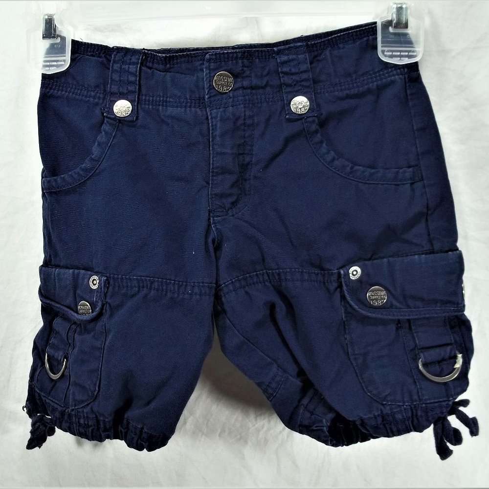 Girls size 4/5 Mossimo blue Bermuda length cargo shorts
